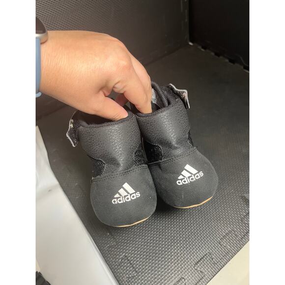 Adidas Men's HVC 2 Wrestling Shoes Lace Up Black/White #AQ3325 Size 8.5 - Picture 6 of 7